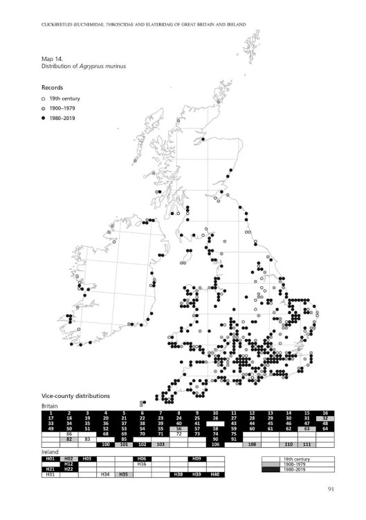CLICK-BEETLES OF GREAT BRITAIN AND IRELAND. AN ATLAS AND NATURAL HISTORY 3
