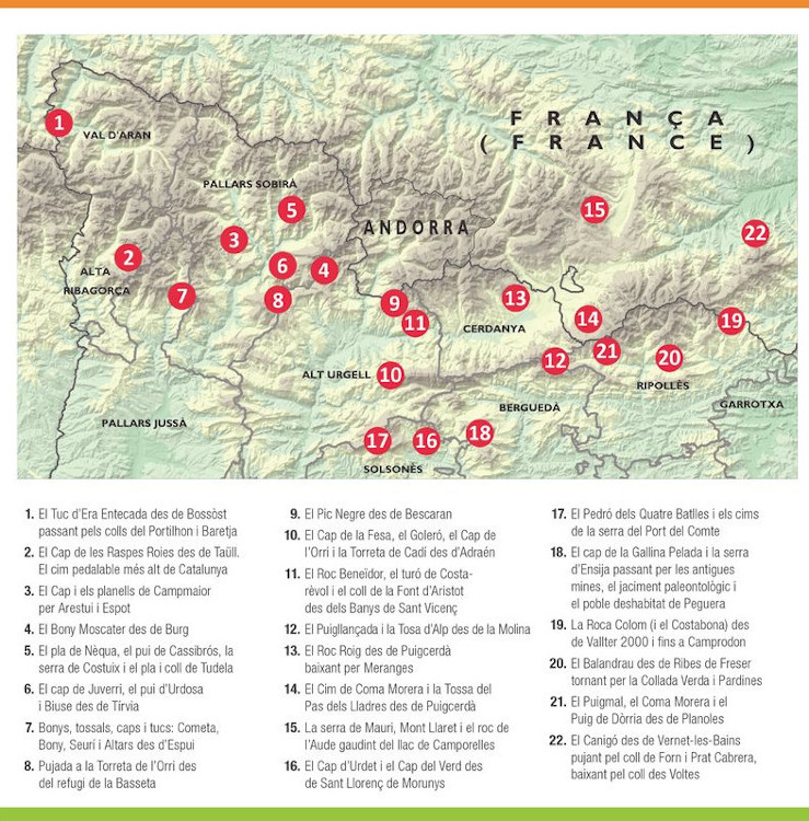 40 CIMS PER SOBRE DELS 2.200M. 22 RUTES 3