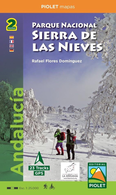 PARQUE NACIONAL SIERRA DE LAS NIEVES. ANDALUCÍA. MAPA 1:25.000 MAPA PIOLET 1