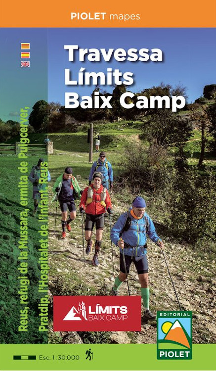 MAPA PIOLET 1:30.000 TRAVESSA LIMITS BAIX CAMP 1