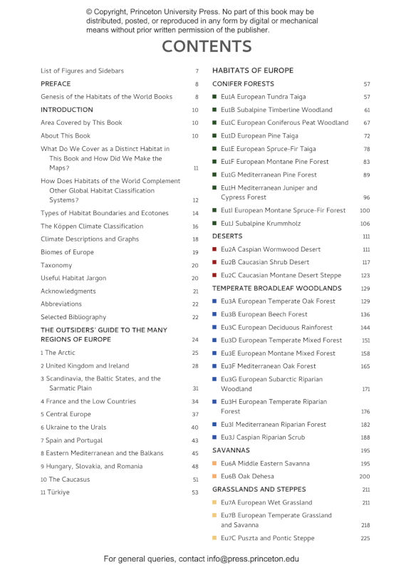 HABITATS OF EUROPE: A FIELD GUIDE FOR BIRDERS, NATURALISTS, AND ECOLOGISTS 2
