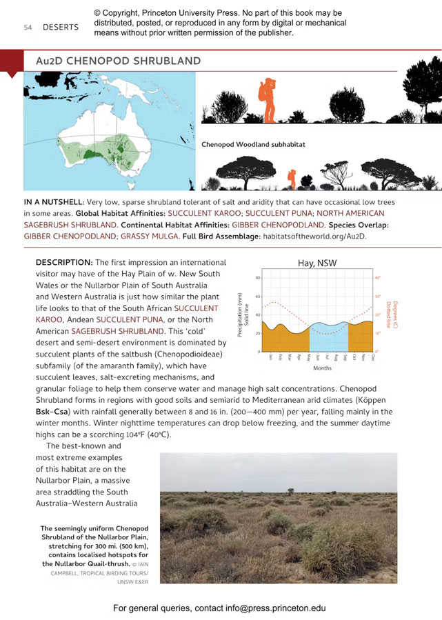HABITATS OF AUSTRALIA, NEW GUINEA, AND THE SOLOMONS: A FIELD GUIDE FOR BRIDERS, NATURALISTS, AND ECOLOGISTS 9
