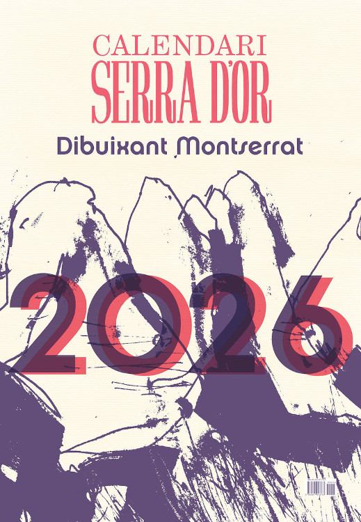 CALENDARI SERRA D'OR 2026. DIBUIXANT MONTSERRAT 1