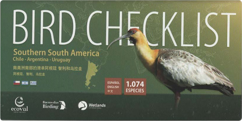 BIRD CHECKLIST. SOUTHERN SOUTH AMERICA 1