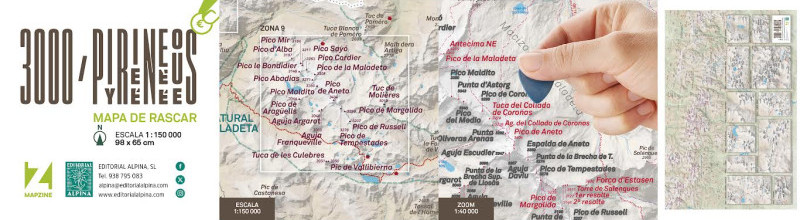 3000 PIRINEUS. MAPA DE RASCAR 1