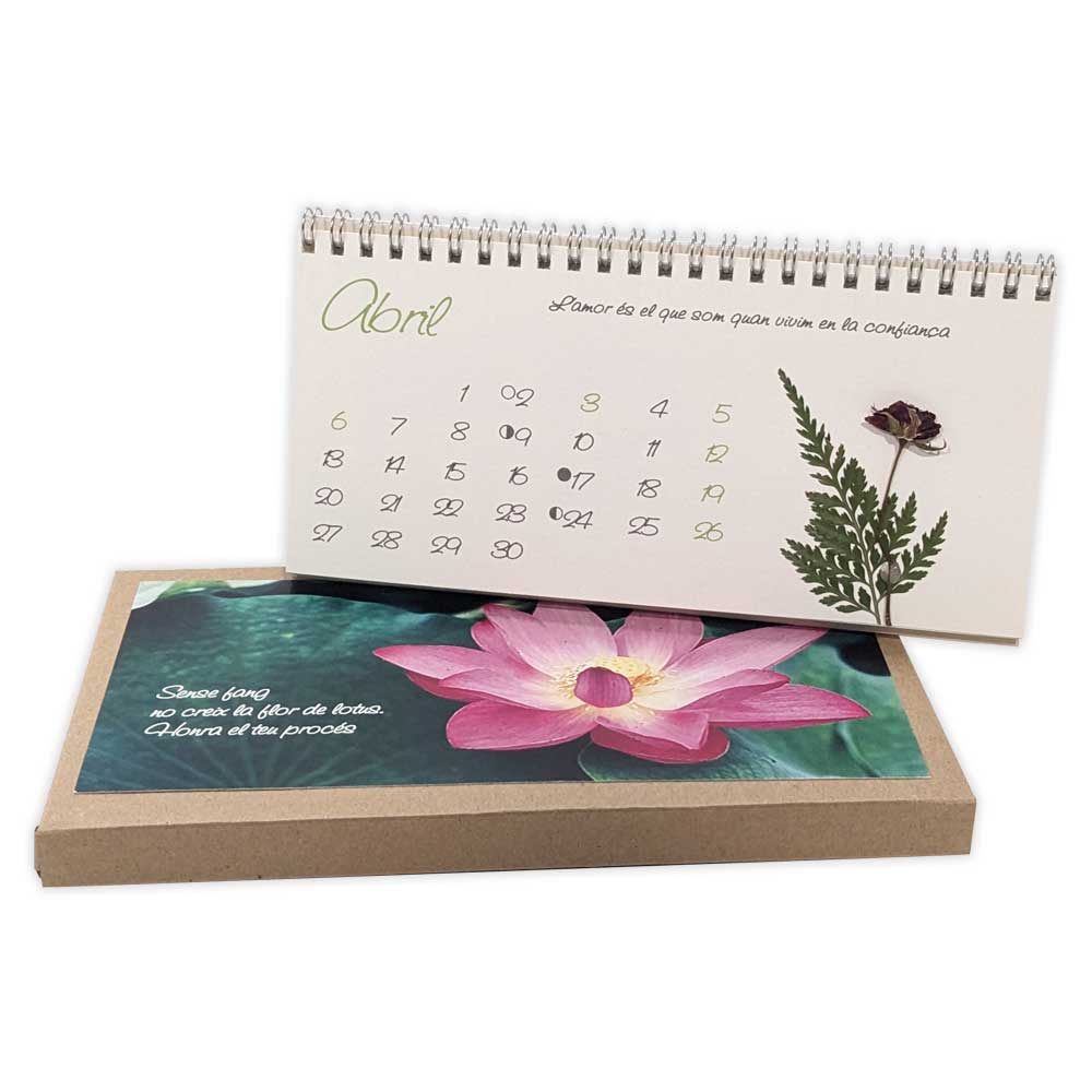 CALENDARI SOBRETAULA FLORS SEQUES 2026 1