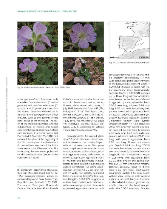A MONOGRAPH OF THE GENUS GERANIUM L. (GERANIACEAE) 2