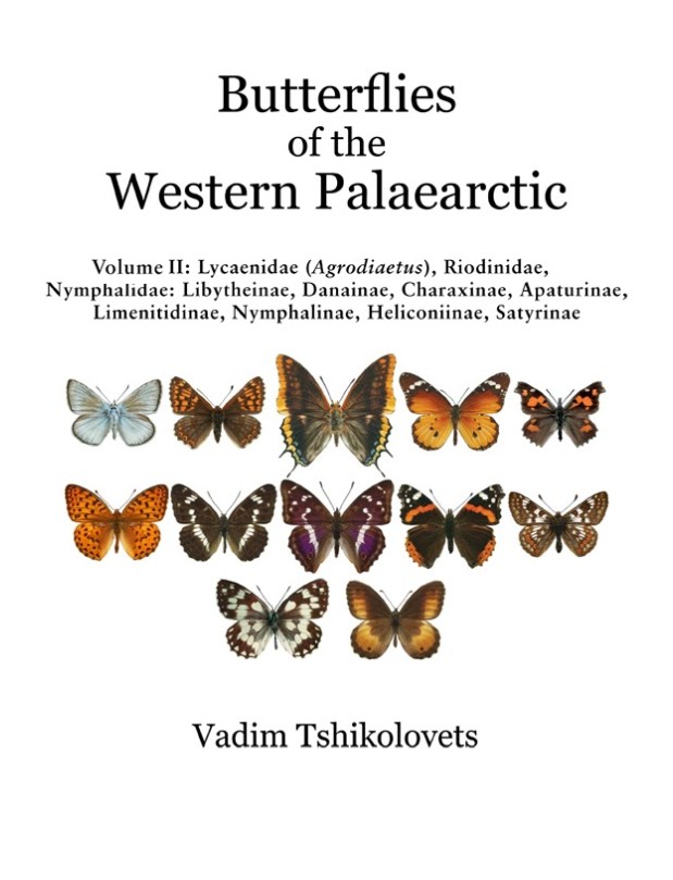 BUTTERFLIES OF THE WESTERN PALAEARCTIC. VOLUME 2: LYCENIDAE (AGRODIATEUS), RIODINIDAE, NYMPHALIDAE: LIBYTHEINAE, DANAINAE, CHARAXINAE, APATURINAE, LIM 1