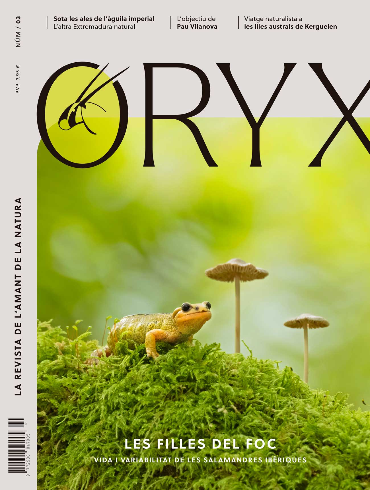 ORYX, LA REVISTA DE L\'AMANT DE LA NATURA. NÚMERO 03. Versió impresa en català. 1
