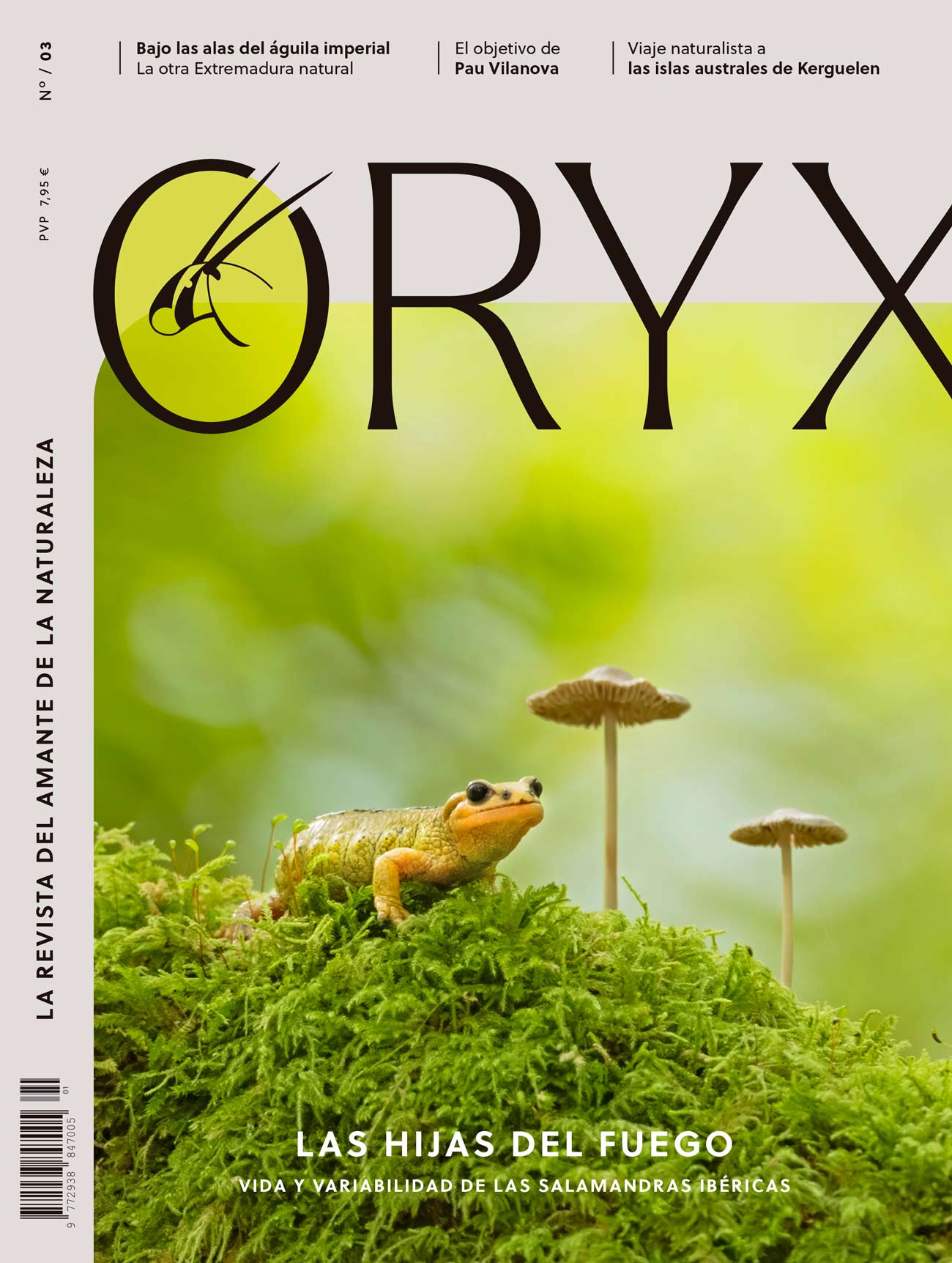 ORYX, LA REVISTA DEL AMANTE DE LA NATURALEZA. NÚMERO 03. Versión impresa en castellano. 1