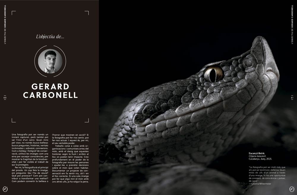ORYX, LA REVISTA DE L\'AMANT DE LA NATURA. NÚMERO 05. Versió impresa en català. 5