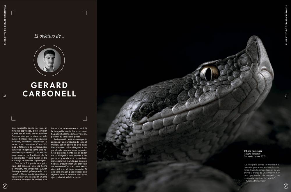 ORYX, LA REVISTA DEL AMANTE DE LA NATURALEZA. NÚMERO 05. Versión impresa en castellano. 4