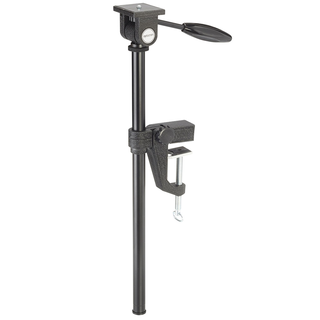 OPTICRON PINZA CON COLUMNA Y RÓTULA LIGERAS UNIVERSAL II HIDE MOUNT                                                                                    1
