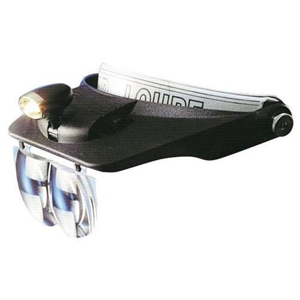 VISERA CON LUZ Y LUPAS DE RELOJERO 1,2X-1,8X-2,5X-3,5X