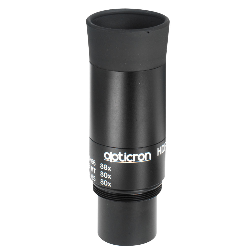 OPTICRON OCULAR HDF WA 88X (MM4 77 / HR66), 72X (MM3·MM4 60), 57X (MM3·MM4 50), 120X (HR 80), 100X (ES 80) 134X (ES 100)