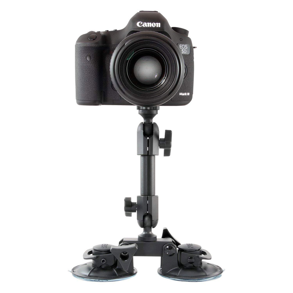SOPORTE CON DOBLE VENTOSA PARA TELESCOPIOS Y MATERIAL FOTOGRÁFICO DELKIN FAT GECKO 4