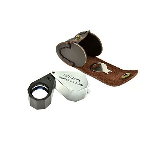 KITE LUPA PLEGABLE DE CAMPO CON LUZ 10X21 TRIPLET CON LED 3