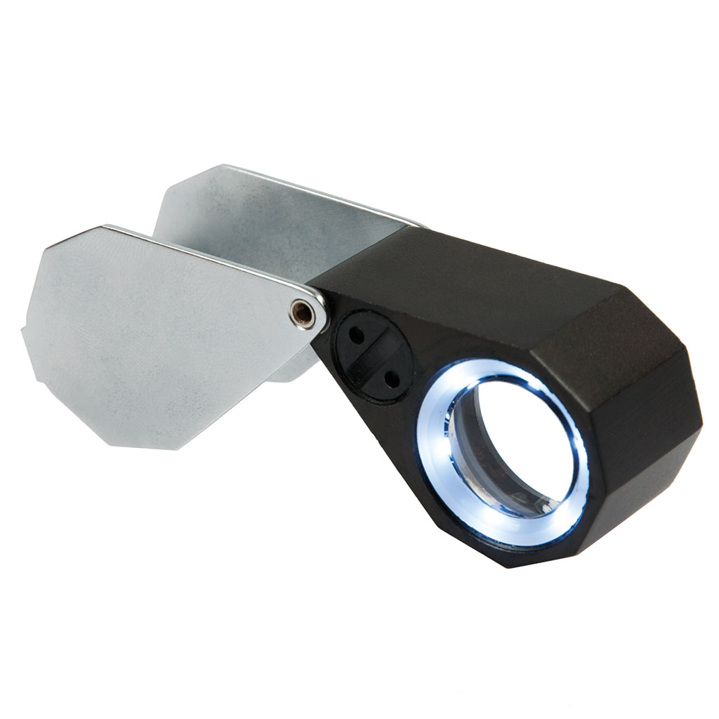 KITE LUPA PLEGABLE DE CAMPO CON LUZ 10X21 TRIPLET CON LED 5