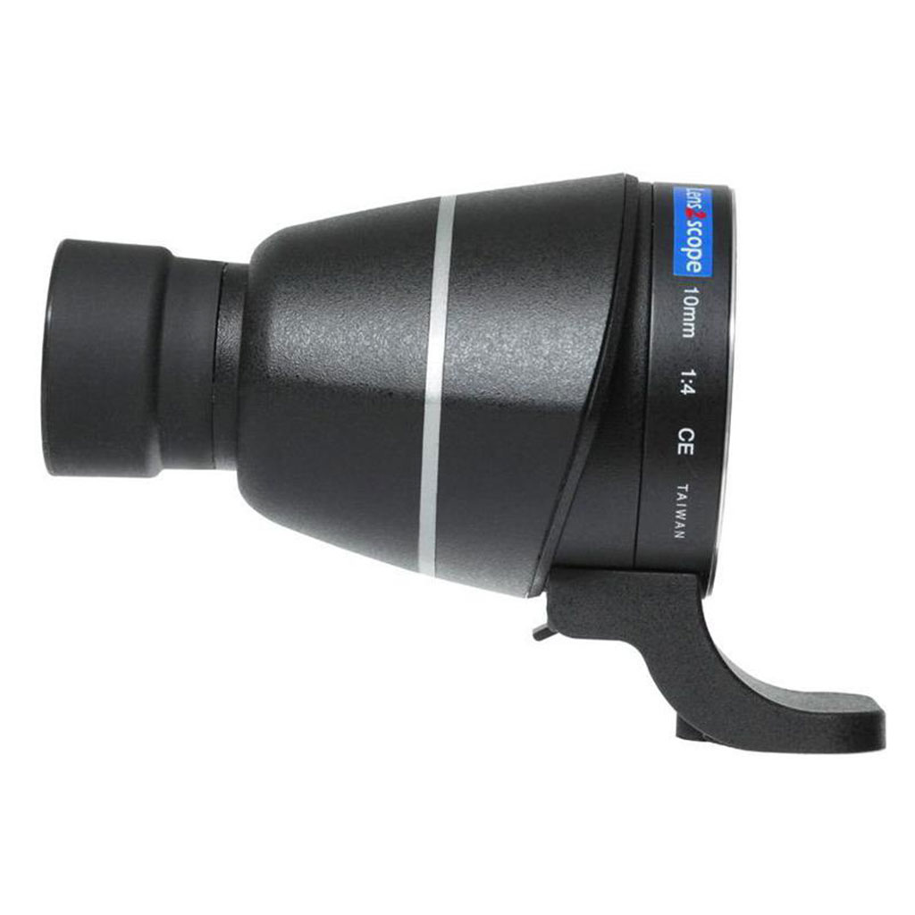LENS2SCOPE (10 MM) ADAPTADOR ESPECIAL PARA CONVERTIR TELEOBJETIVOS NIKON EN TELESCOPIOS. MODELO RECTO.