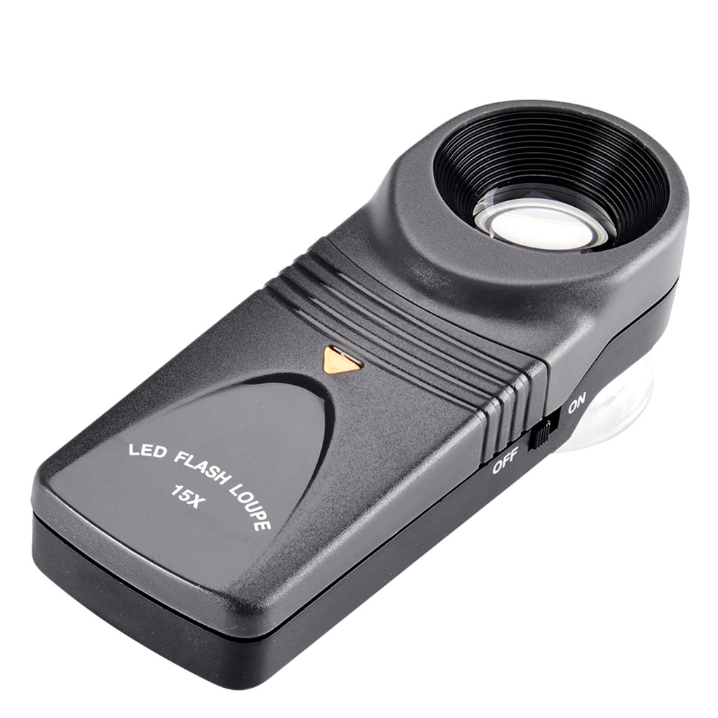 OPTICRON LUPA CON MANGO Y LUZ DE LED 15X/21 MM 1