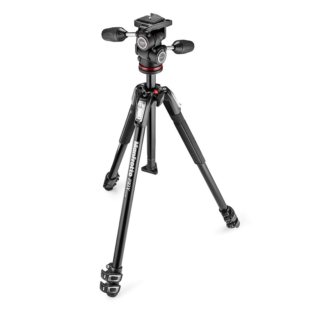 MANFROTTO KIT COMPUESTO POR TRÍPODE MT190X3 CON RÓTULA 804 MKII 3-WAY 1