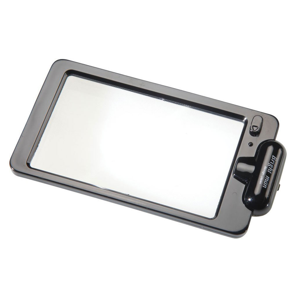 OPTICRON LUPA RECTANGULAR PLEGABLE Y LUZ DE LED 2X/ 90X55MM