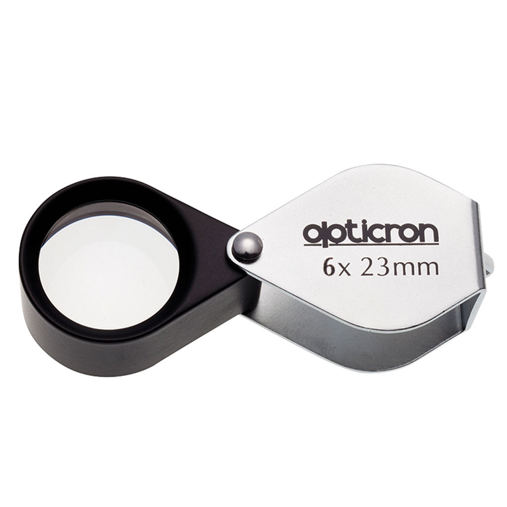 OPTICRON LUPA PLEGABLE DE CAMPO 6X METÁLICA