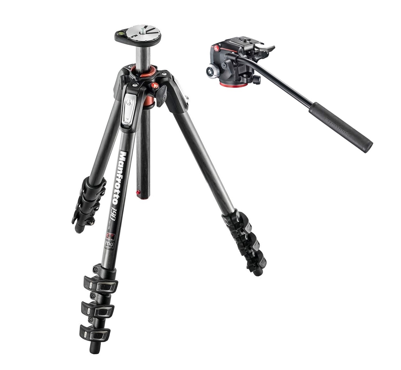MANFROTTO KIT ORYX COMPUESTO POR TRÍPODE MT190CXPRO4
 CON RÓTULA MHXPRO 2-WAY 1