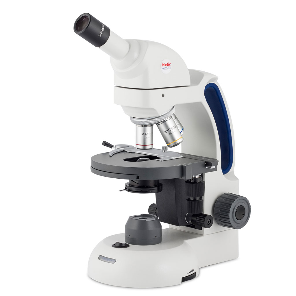 MOTIC SILVER120 MICROSCOPIO MONOCULAR CON PORTAOBJETIVOS CUÁDRUPLE