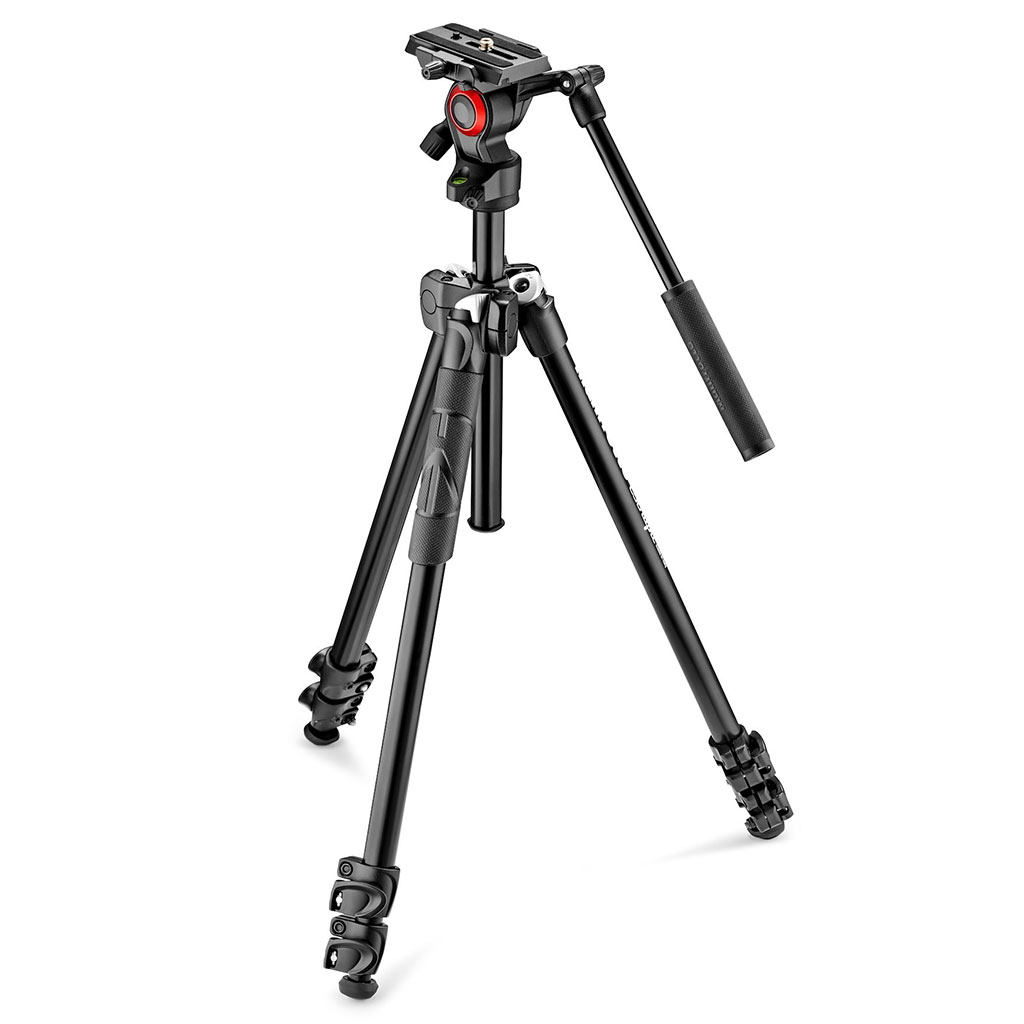 MANFROTTO KIT COMPUESTO POR TRÍPODE MK290LTA3 CON RÓTULA VÍDEO MVH-400AH 1