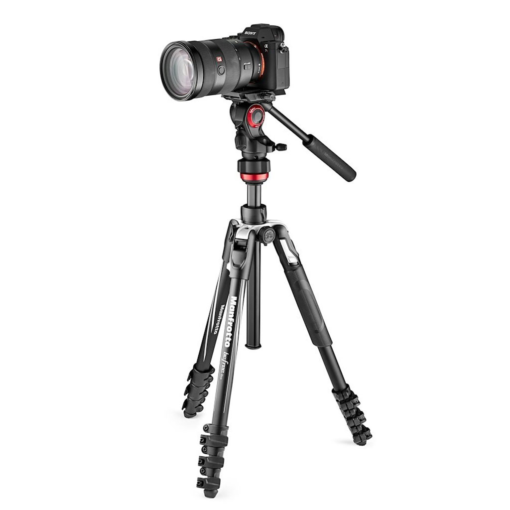 MANFROTTO MVKBFRL-LIVE TRÍPODE CON RÓTULA FLUIDA COMPACTA BEFREE LIVE 4