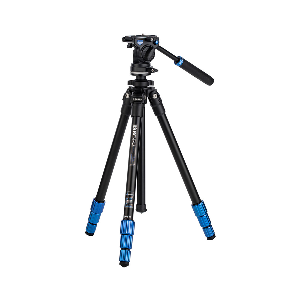 BENRO KIT TRIPODE SLIM ALUMINIO CON RÓTULA DE VIDEO 1
