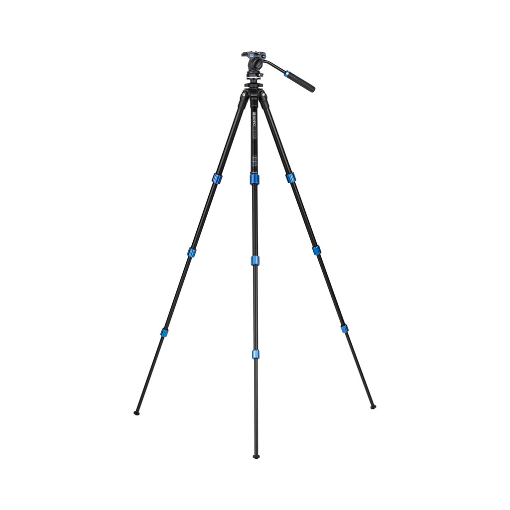 BENRO KIT TRIPODE SLIM ALUMINIO CON RÓTULA DE VIDEO 2