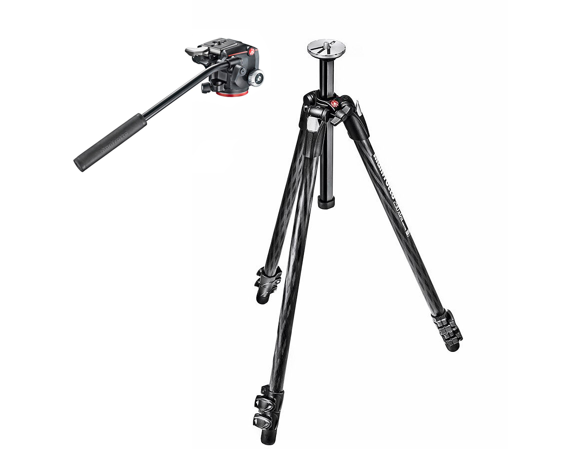 MANFROTTO KIT ORYX COMPUESTO POR TRÍPODE DE CARBONO MT290XTC3 Y RÓTULA MHXPRO-2W 1