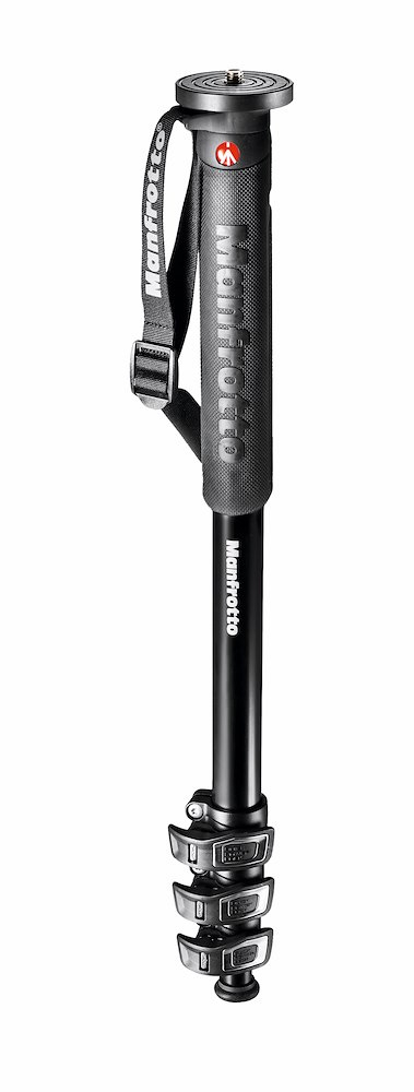 MANFROTTO MONOPIE XPRO 4 SECCIONES DE ALUMINIO Y COLOR NEGRO