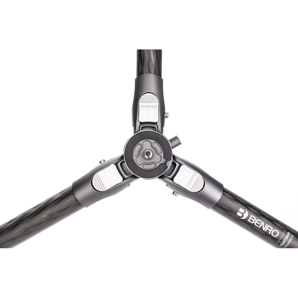 BENRO KIT TRÍPODE DE FIBRA DE CARBONO TORTOISE 34CLV Y RÓTULA S4PRO 7