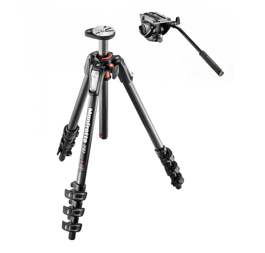 MANFROTTO KIT ORYX COMPUESTO POR TRÍPODE MT190CXPRO4 CON RÓTULA MVH500AH 1