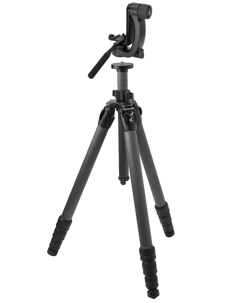 SWAROVSKI KIT ORYX TRÍPODE DE CARBONO PCT CON RÓTULA PTH TIPO GIMBAL 1
