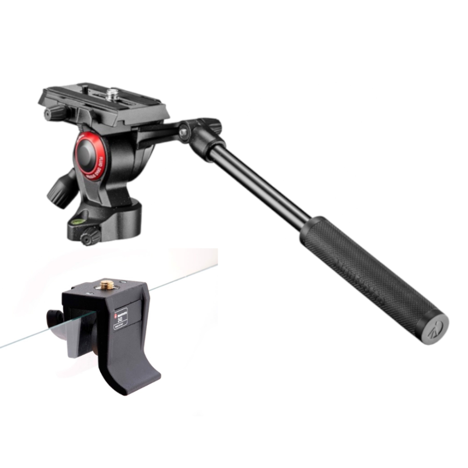 MANFROTTO KIT ORYX COMPUESTO POR RÓTULA MVH400H CON PINZA PARA CRISTAL DE VEHÍCULO 243 1