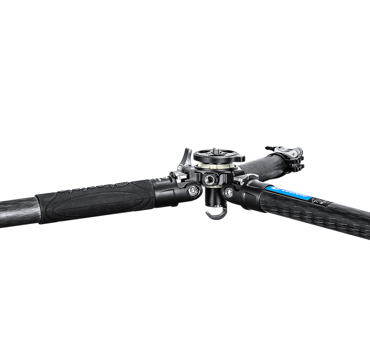 LEOFOTO KIT TRÍPODE DE FIBRA DE CARBONO MANBA LV-324C Y RÓTULA FLUIDA BV-10 4