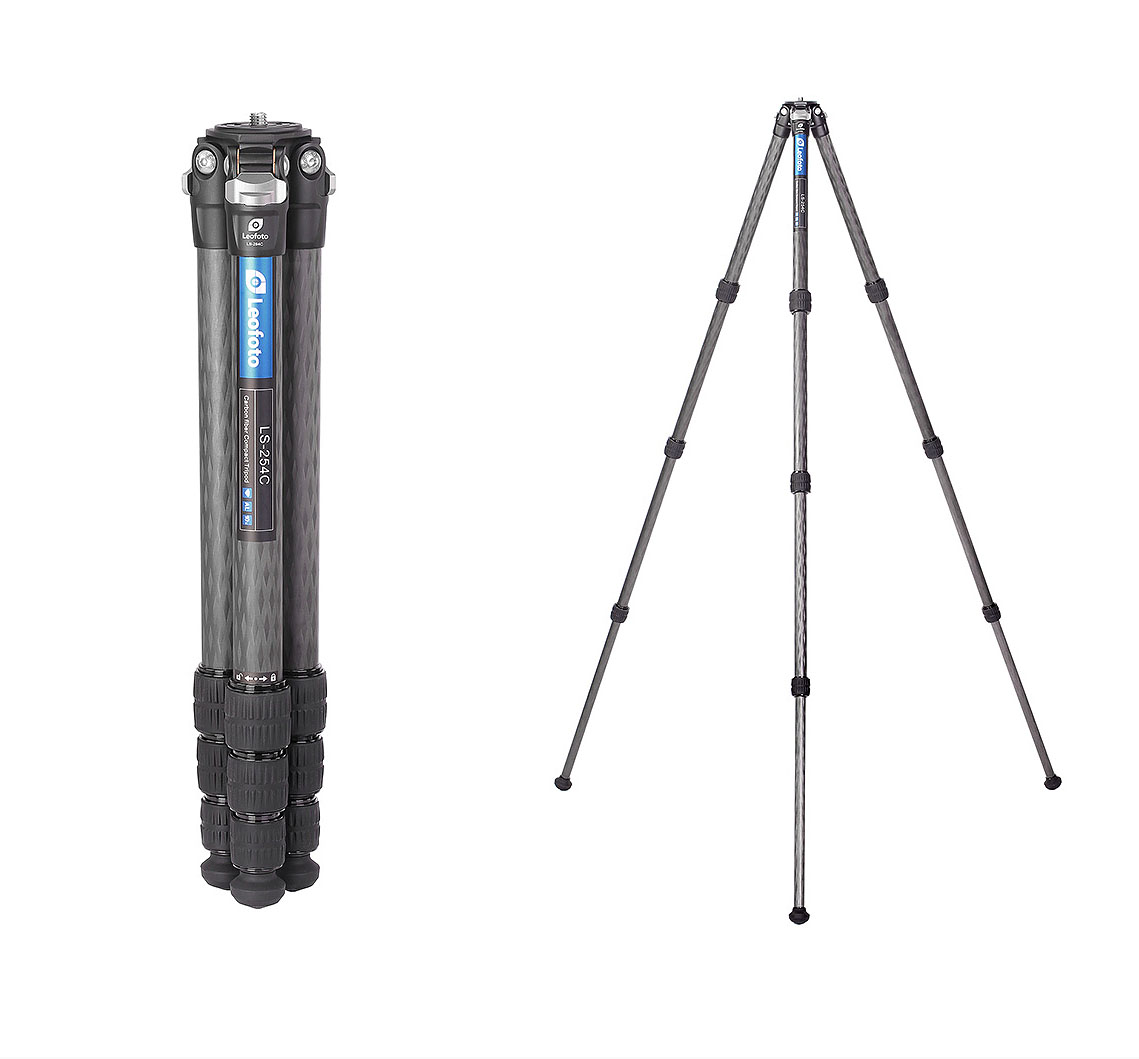 LEOFOTO TRÍPODE RANGER LS-254C DE FIBRA DE CARBONO 2