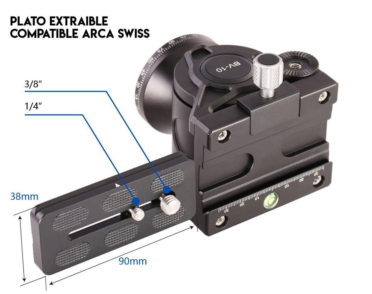 LEOFOTO RÓTULA BV-10 DE VIDEO FLUIDA 4