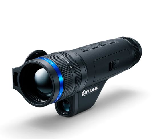 VISOR TÉRMICO MONOCULAR 2,5X PULSAR TELOS LRF XP50 CON TELÉMETRO LÁSER, REGISTRO DE IMÁGENES Y CONEXIÓN WI-FI 2