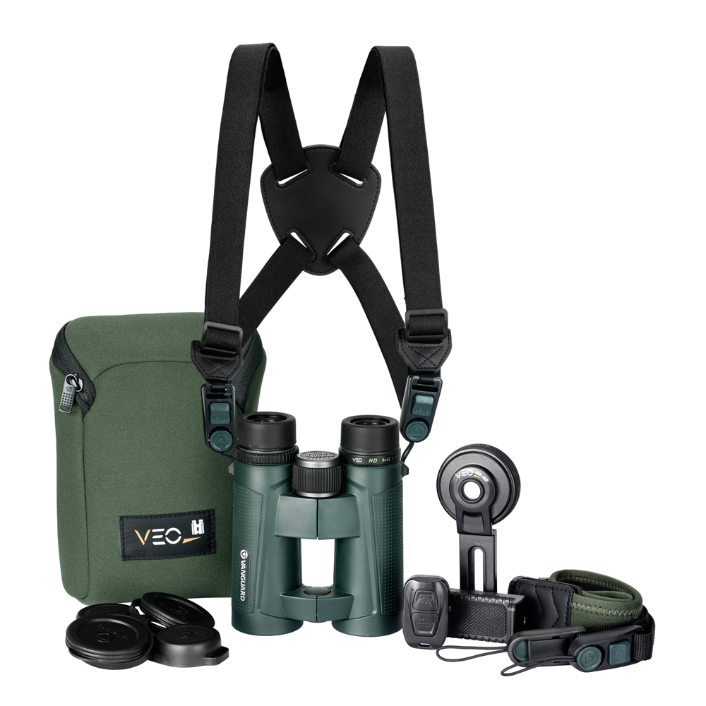 KIT VANGUARD DE PRISMÁTICO VEO HD 8x42 Y ACCESORIOS 1