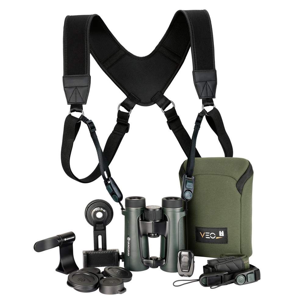 KIT VANGUARD DE PRISMÁTICO VEO HD IV 10x42 Y ACCESORIOS 1