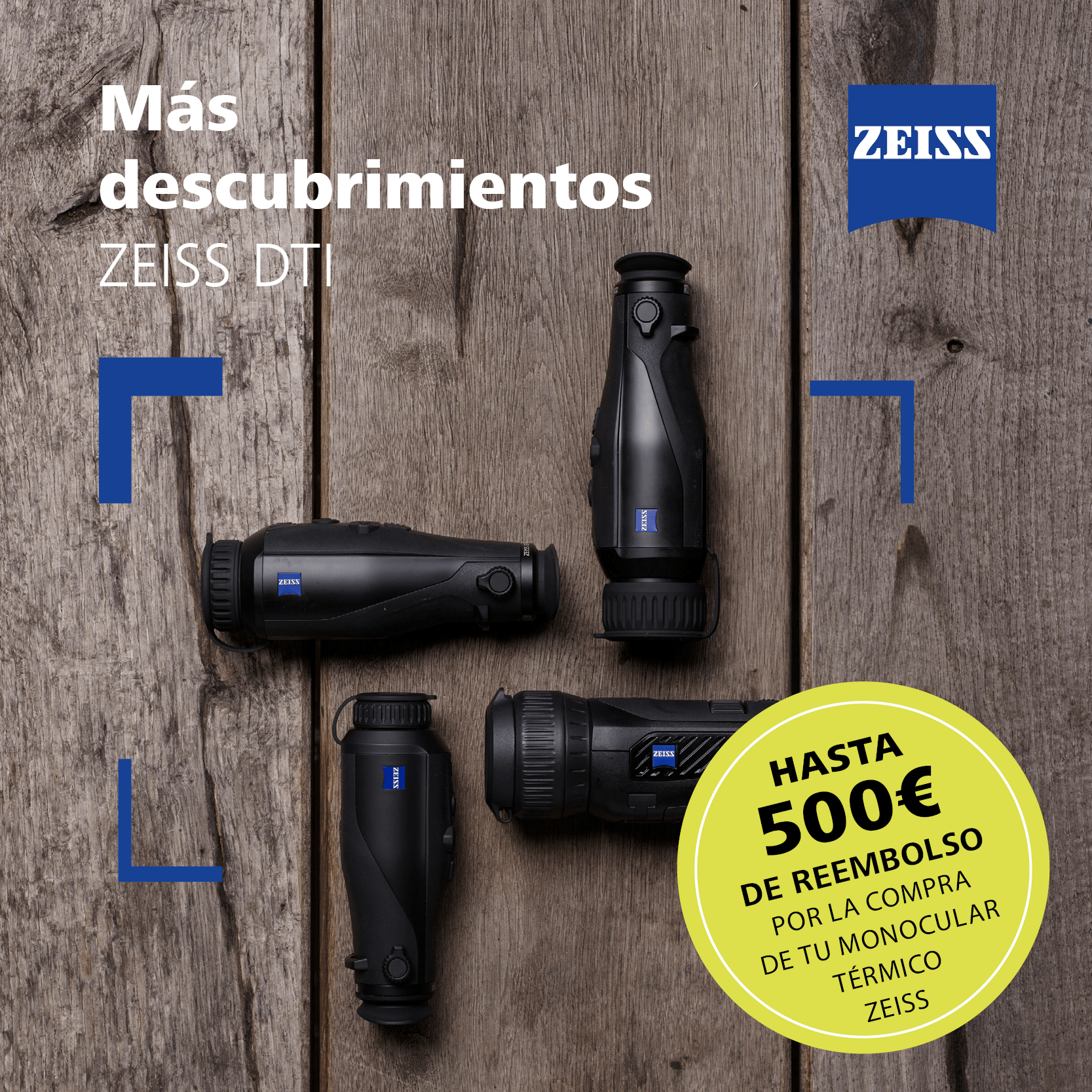 VISOR TÉRMICO MONOCULAR CON REGISTRO Y TRANSMISIÓN WIFI DE IMÁGENES ZEISS DTI 1/19 3