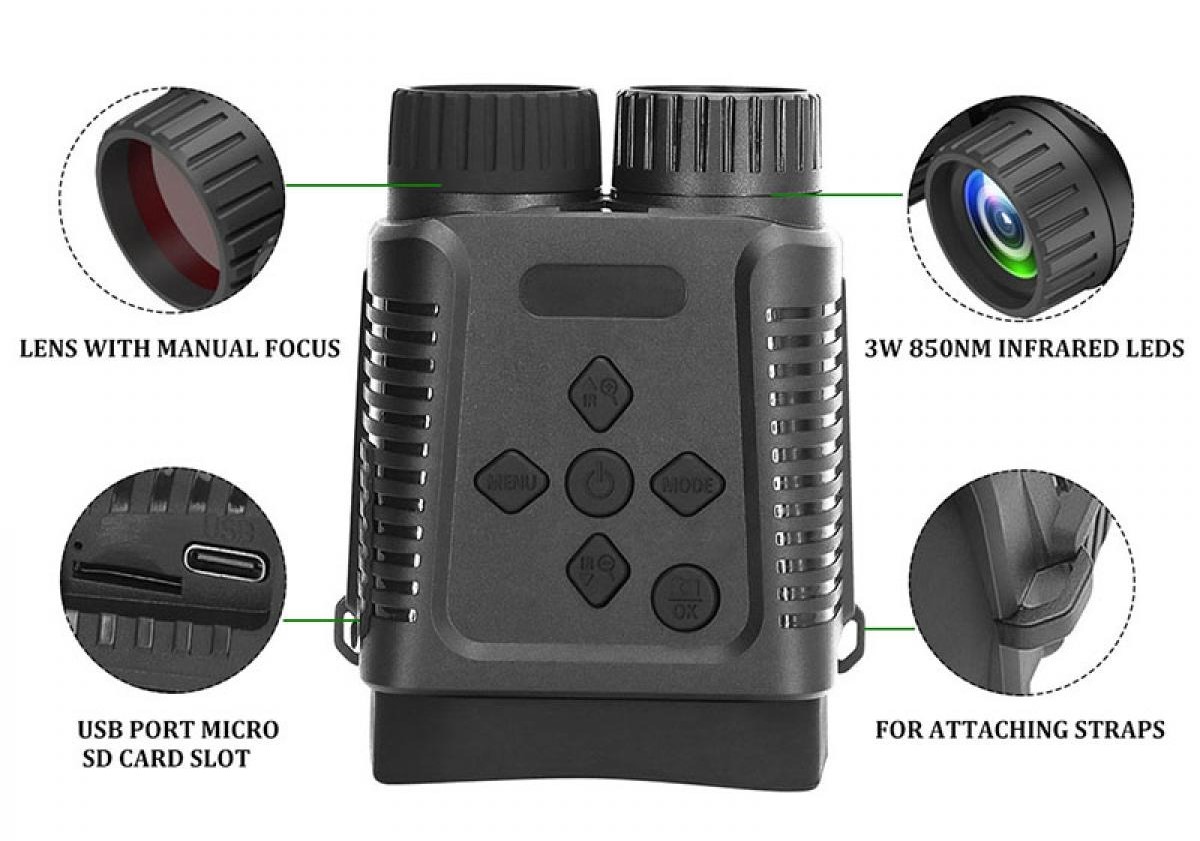 K&F CONCEPT VISOR NOCTURNO DIGITAL 850 NM 2