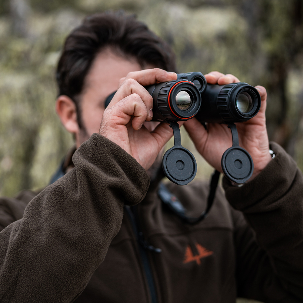 HIKMICRO HABROK 4K HE25L VISOR TÉRMICO Y NOCTURNO BINOCULAR CON ILUMINACIÓN INFRARROJA 850 nm, GPS, WI-FI, TELÉMETRO LÁSER Y REGISTRO DE IMÁGENES 
 5
