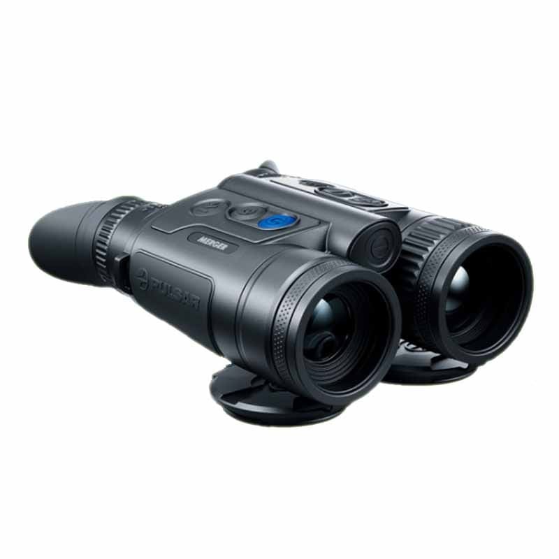 VISOR TÉRMICO BINOCULAR 2X PULSAR MERGER LRF XP35 CON TELÉMETRO LÁSER, WI-FI Y REGISTRO DE IMÁGENES 3