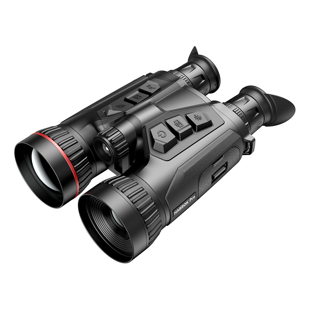HIKMICRO HABROK PRO HX60L VISOR TÉRMICO Y NOCTURNO BINOCULAR CON SENSOR DE ALTA RESOLUCIÓN, ILUMINACIÓN INFRARROJA 850 nm, GPS, WI-FI, TELÉMETRO LÁSER 1